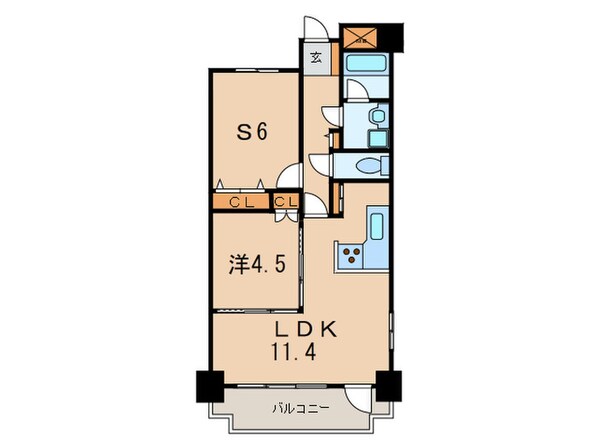 芝公園アパ－トメントの物件間取画像